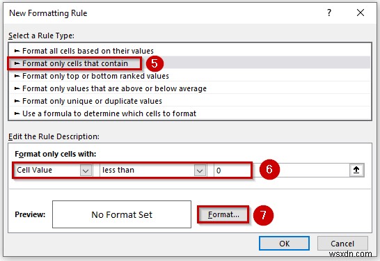 Cách tạo số âm thành màu đỏ trong Excel (4 cách dễ dàng)