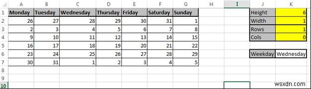 Dải ô được đặt tên động trong Excel [4 cách] 