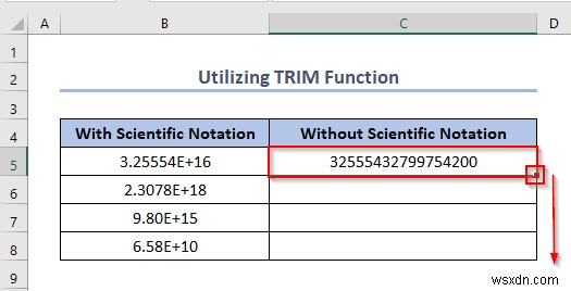 Cách tắt ký hiệu khoa học trong Excel (5 phương pháp hữu ích) 