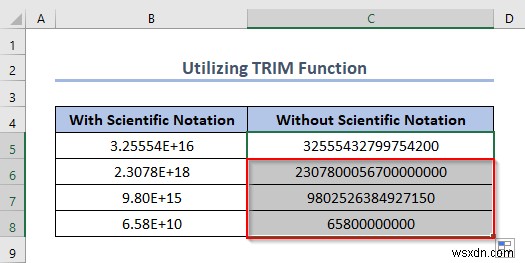 Cách tắt ký hiệu khoa học trong Excel (5 phương pháp hữu ích) 