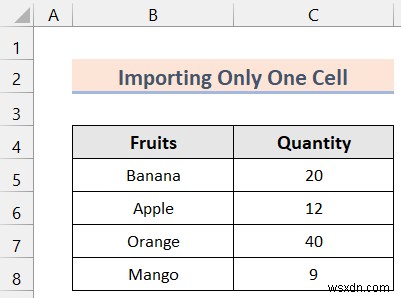 Cách nhập dữ liệu từ Word sang Excel (3 phương pháp dễ dàng)