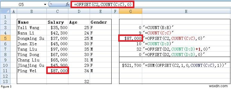 Sử dụng hàm Offset trong Excel [Offset - Match Combo, Dynamic Range]