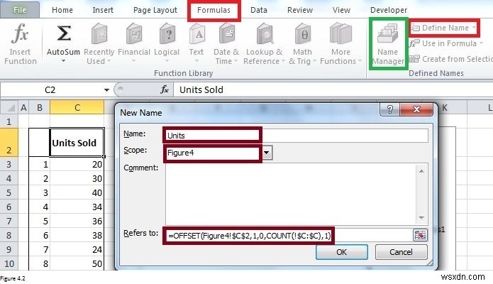 Sử dụng hàm Offset trong Excel [Offset - Match Combo, Dynamic Range]