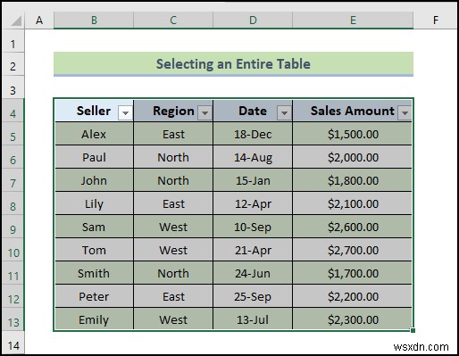 Cách sử dụng tham chiếu bảng với Excel VBA (20 ví dụ)