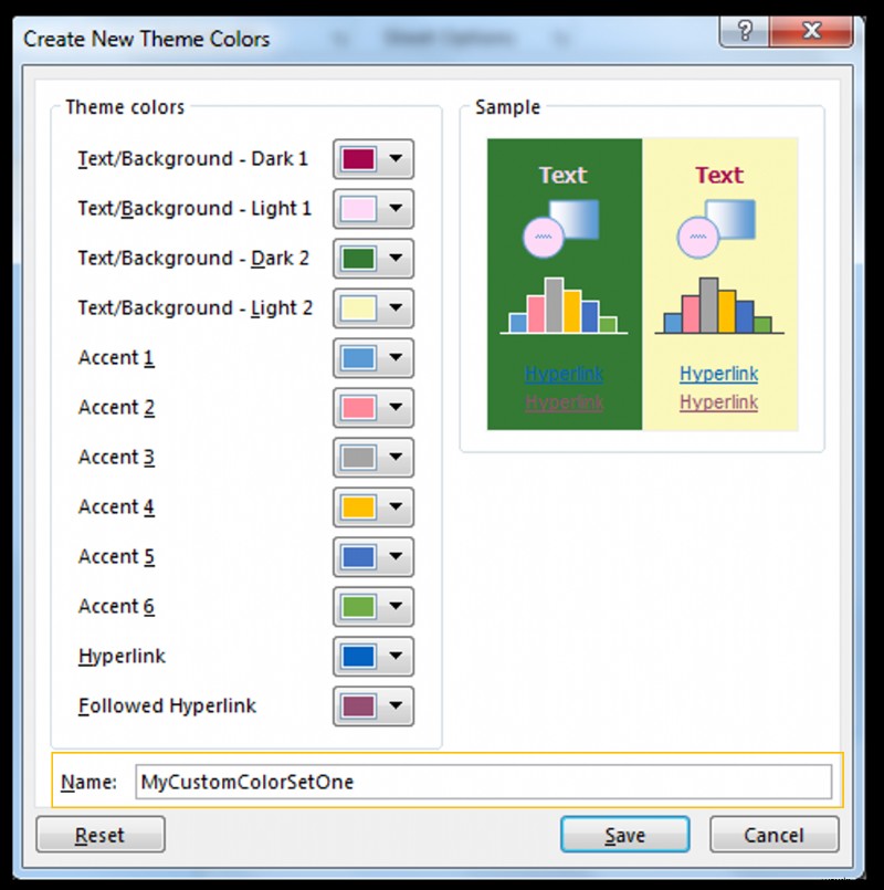 Cách sửa đổi màu chủ đề, phông chữ &hiệu ứng &tạo chủ đề Excel tùy chỉnh