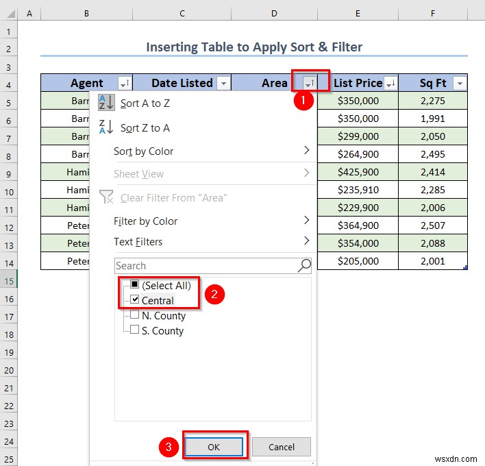 Cách sử dụng sắp xếp và lọc với bảng Excel (4 cách phù hợp)