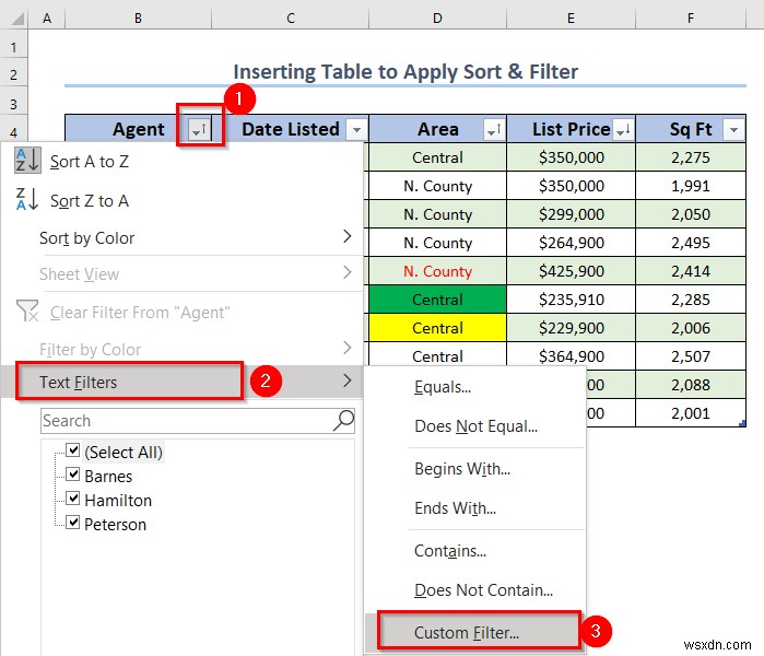 Cách sử dụng sắp xếp và lọc với bảng Excel (4 cách phù hợp)