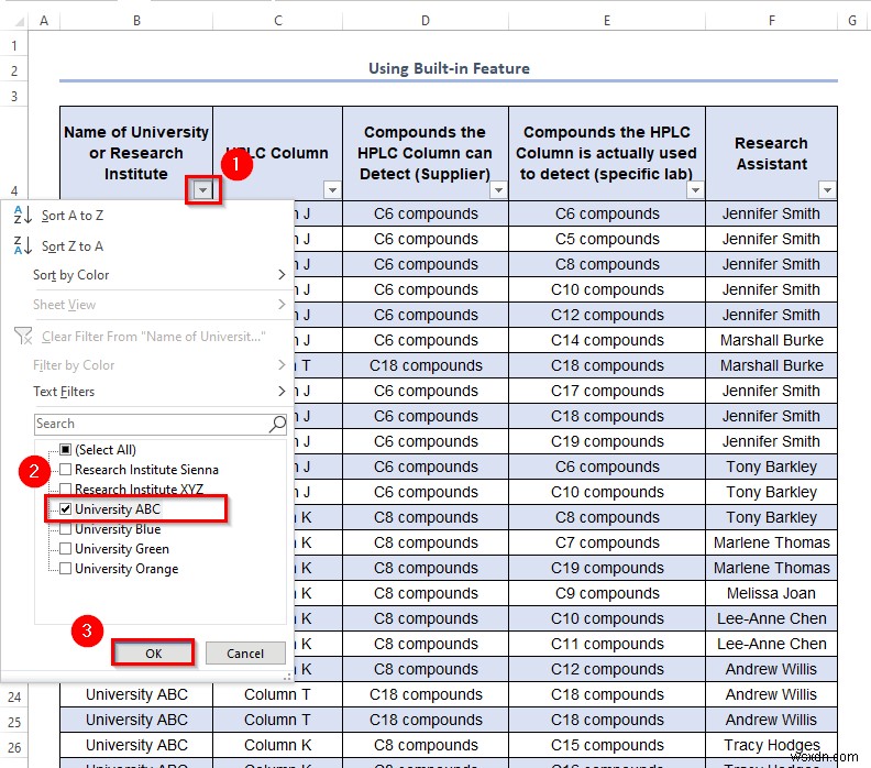 Cách nhận giá trị duy nhất trong Excel (5 cách dễ dàng)