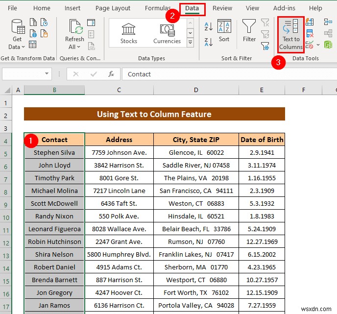 Cách chuyển văn bản thành cột trong Excel (3 trường hợp)