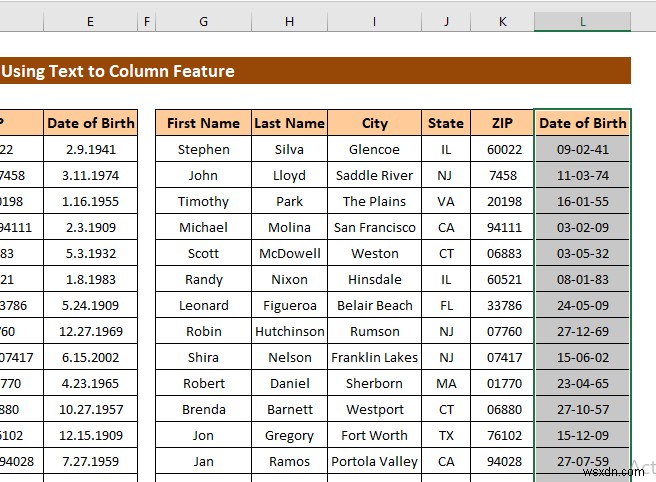 Cách chuyển văn bản thành cột trong Excel (3 trường hợp)