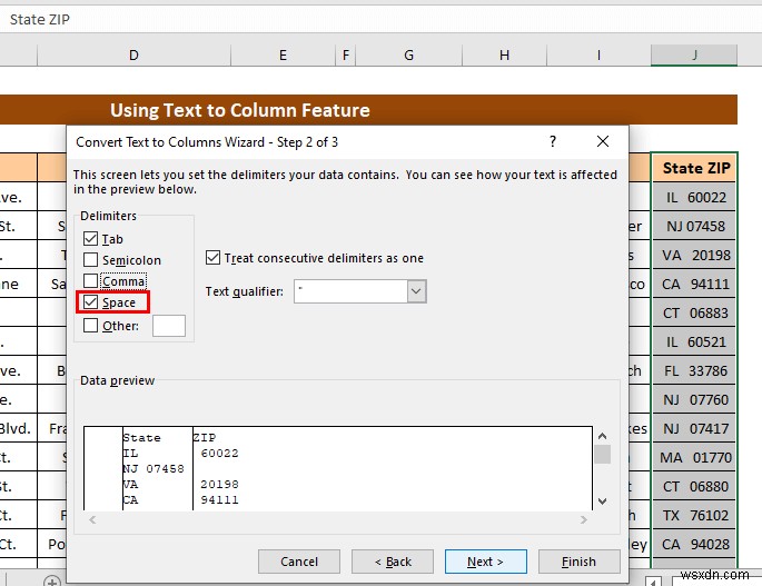 Cách chuyển văn bản thành cột trong Excel (3 trường hợp)