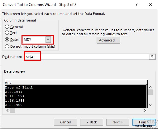 Cách chuyển văn bản thành cột trong Excel (3 trường hợp)