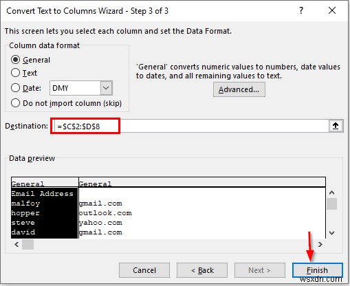 Cách chuyển văn bản thành cột trong Excel (3 trường hợp)