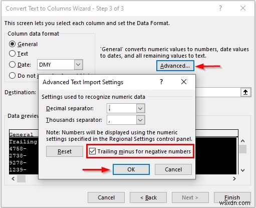 Cách chuyển văn bản thành cột trong Excel (3 trường hợp)