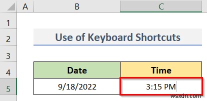 Cách nhập ngày và giờ trong Excel (8 phương pháp nhanh)