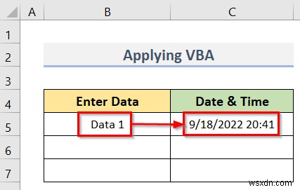 Cách nhập ngày và giờ trong Excel (8 phương pháp nhanh)