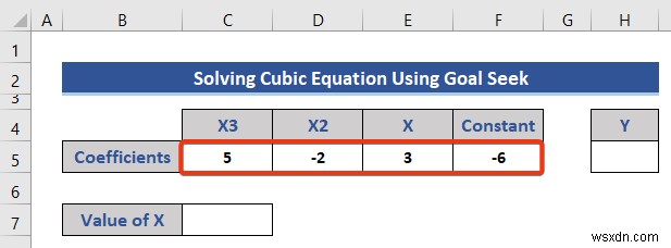 Giải phương trình trong Excel (5 Ví dụ hữu ích)