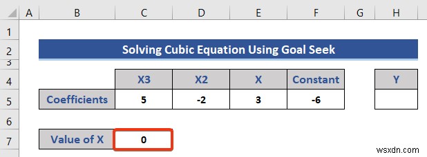 Giải phương trình trong Excel (5 Ví dụ hữu ích)