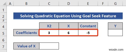 Giải phương trình trong Excel (5 Ví dụ hữu ích)