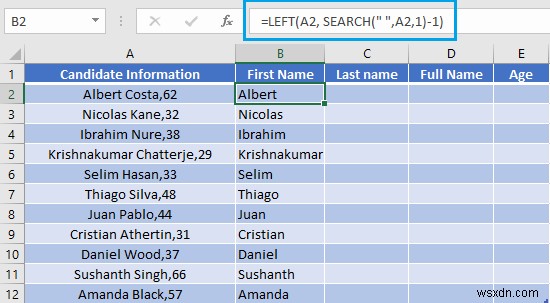 Cách tách ô trong Excel (Hướng dẫn cơ bản)