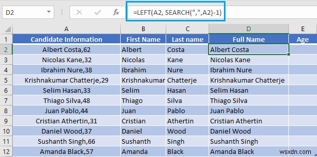 Cách tách ô trong Excel (Hướng dẫn cơ bản)