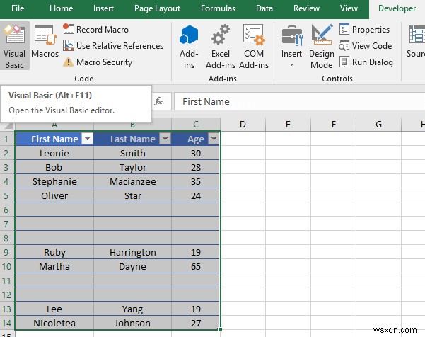Cách xóa hàng trống trong Excel (6 cách)