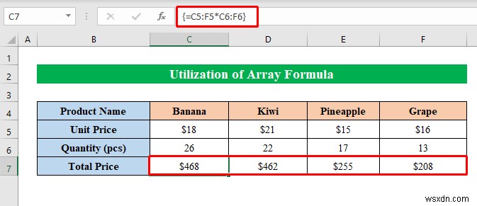 Cách nhân trong Excel (8 phương pháp đơn giản)