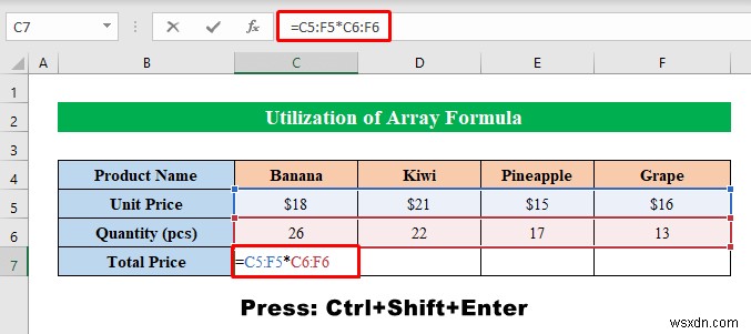 Cách nhân trong Excel (8 phương pháp đơn giản)