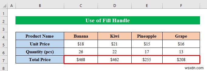 Cách nhân trong Excel (8 phương pháp đơn giản)