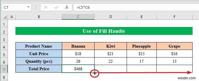 Cách nhân trong Excel (8 phương pháp đơn giản)