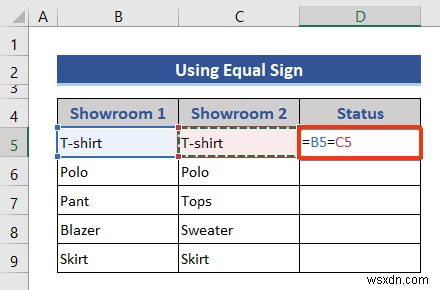 Cách so sánh hai cột hoặc danh sách trong Excel (4 cách phù hợp)