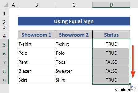 Cách so sánh hai cột hoặc danh sách trong Excel (4 cách phù hợp)