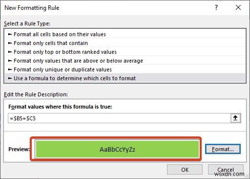 Cách so sánh hai cột hoặc danh sách trong Excel (4 cách phù hợp)