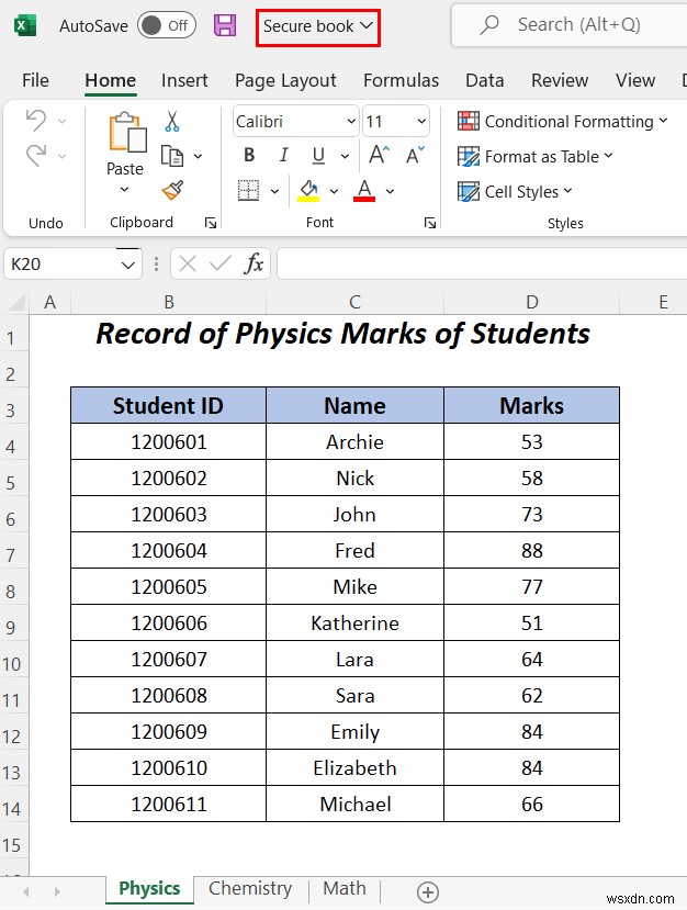 Mẹo bảo mật Microsoft Excel:Sổ làm việc &trang tính an toàn