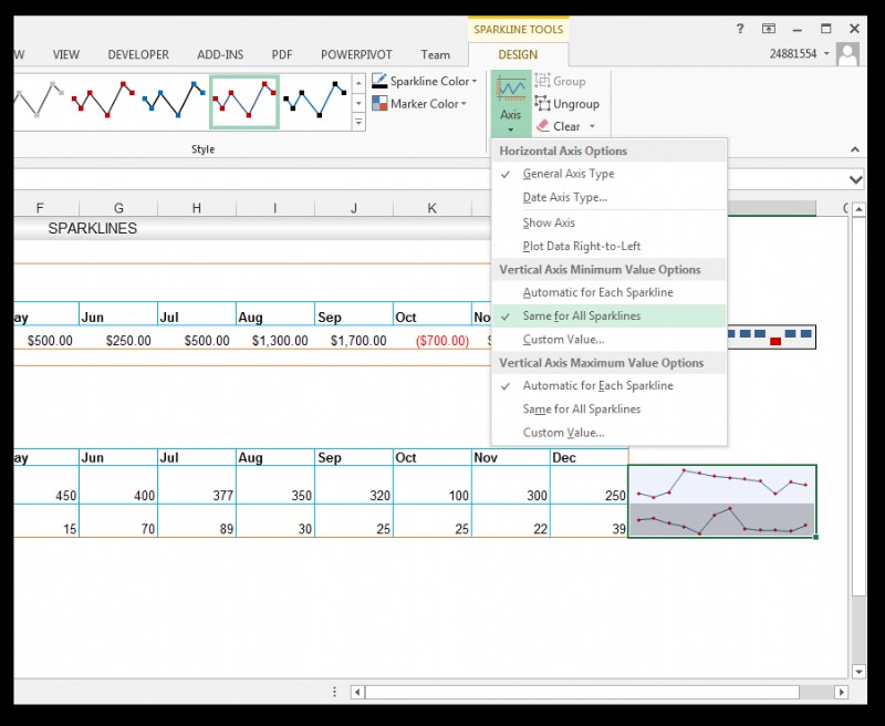 Cách sử dụng Sparklines trong Excel [Với ví dụ nuôi ốc hương]