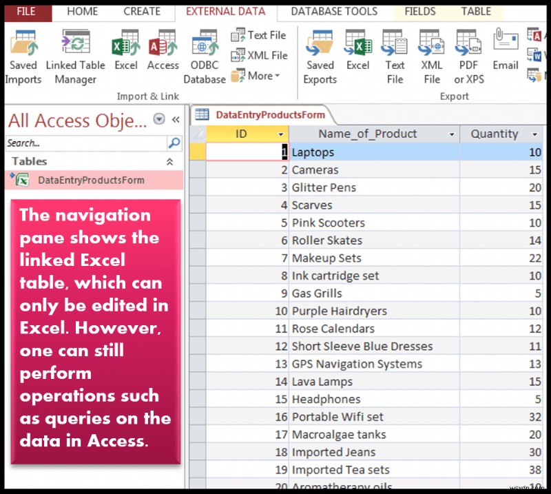 Trao đổi (Sao chép, Nhập, Xuất) Dữ liệu giữa Excel và Access