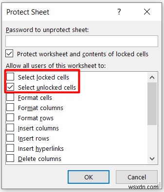 Sự khác biệt giữa Protect Sheet và Protect Workbook trong MS Excel