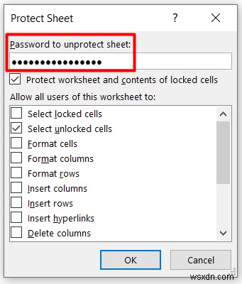 Sự khác biệt giữa Protect Sheet và Protect Workbook trong MS Excel