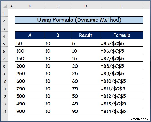 Cách chia cột trong Excel (8 cách dễ dàng)