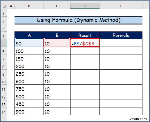 Cách chia cột trong Excel (8 cách dễ dàng)