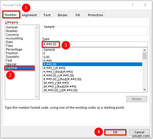 Cách định dạng số tùy chỉnh trong Excel với nhiều điều kiện