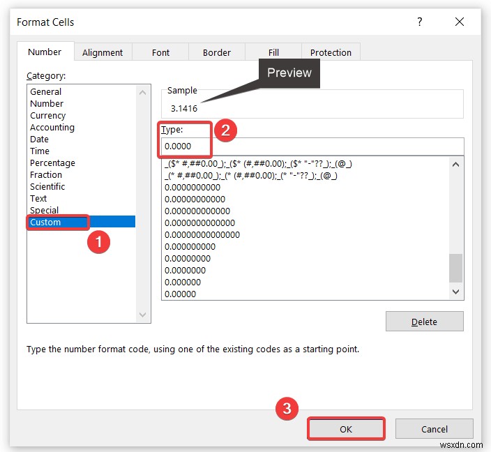 Cách làm tròn số trong Excel mà không cần công thức (3 cách nhanh)