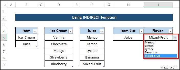 Xác thực dữ liệu dựa trên một ô khác trong Excel (4 Ví dụ)