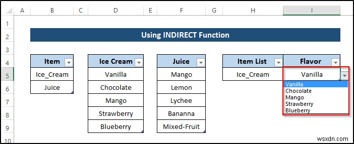 Xác thực dữ liệu dựa trên một ô khác trong Excel (4 Ví dụ)