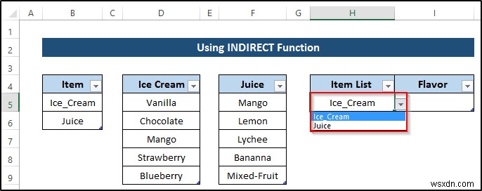 Xác thực dữ liệu dựa trên một ô khác trong Excel (4 Ví dụ)