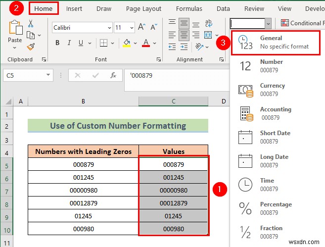 Cách xóa Zeros hàng đầu trong Excel (8 phương pháp dễ dàng)