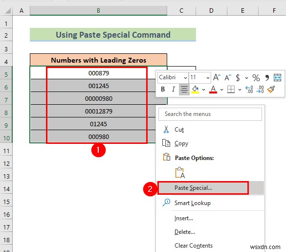 Cách xóa Zeros hàng đầu trong Excel (8 phương pháp dễ dàng)