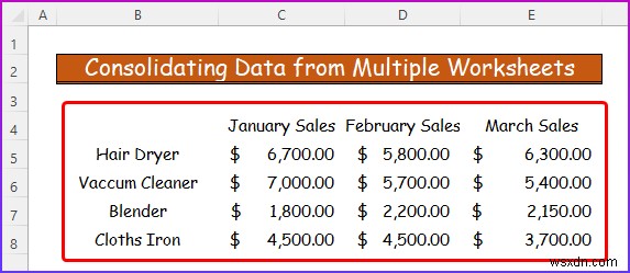 Cách hợp nhất trang tính Excel mà không cần sao chép và dán