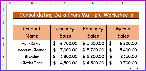 Cách hợp nhất trang tính Excel mà không cần sao chép và dán