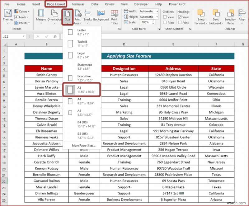 Cách làm cho bảng tính Excel lớn hơn khi in (7 cách)